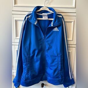 Adidas Blue Track Jacket size 10-12